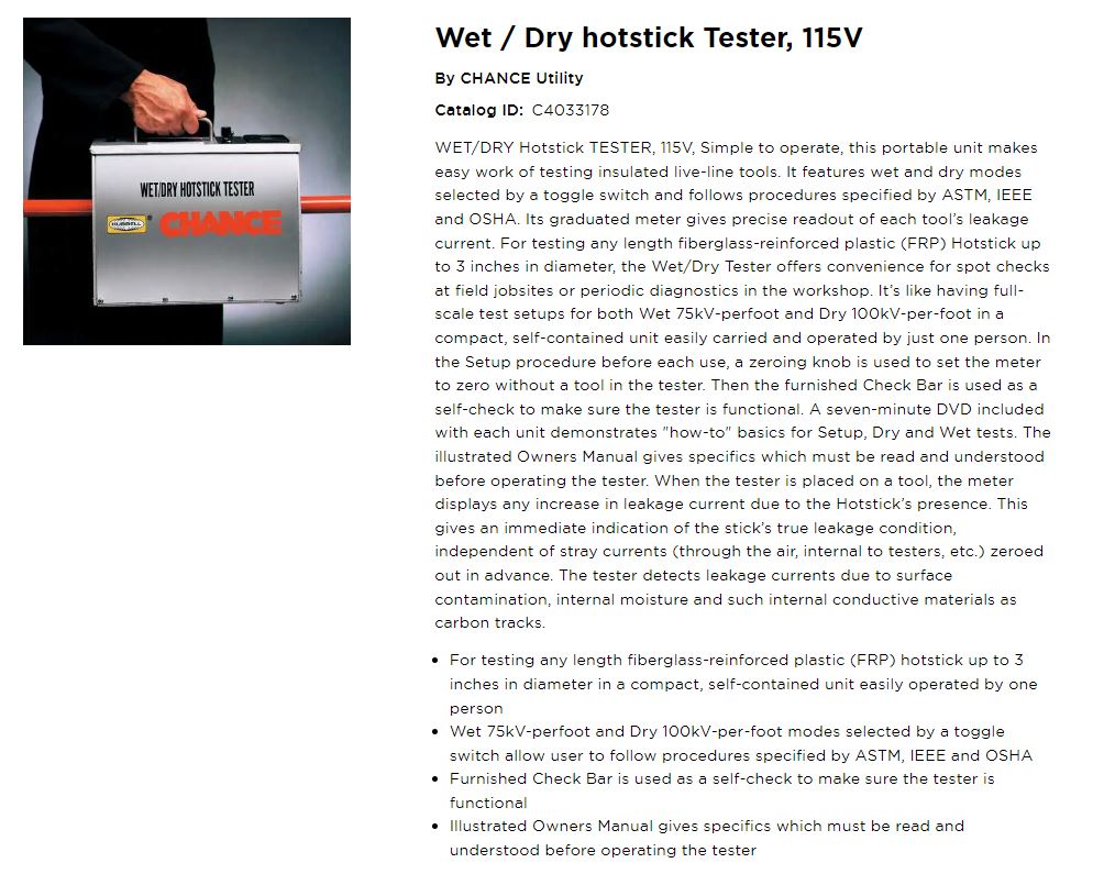 wet-dry-hot-stick-tester-115v-for-sticks-up-to-3-dia-check-192-c4033178